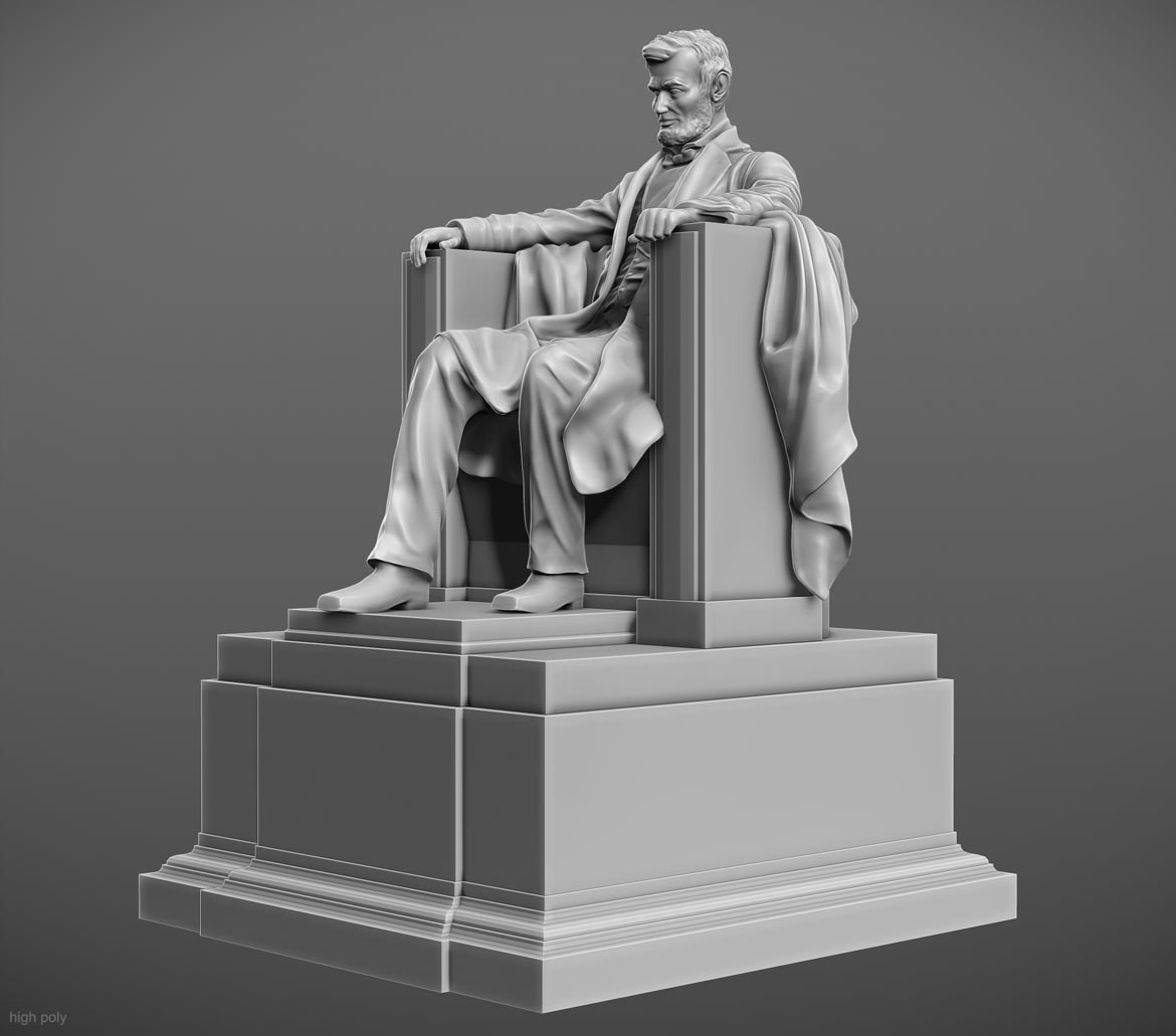 Lincoln sculpt