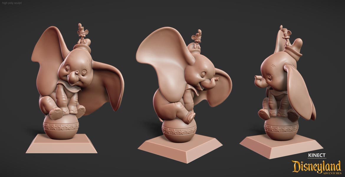 dumbo high poly sculpt