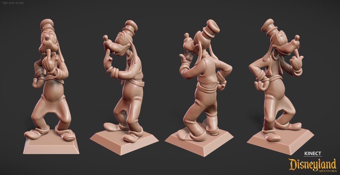 goofy high poly sculpt