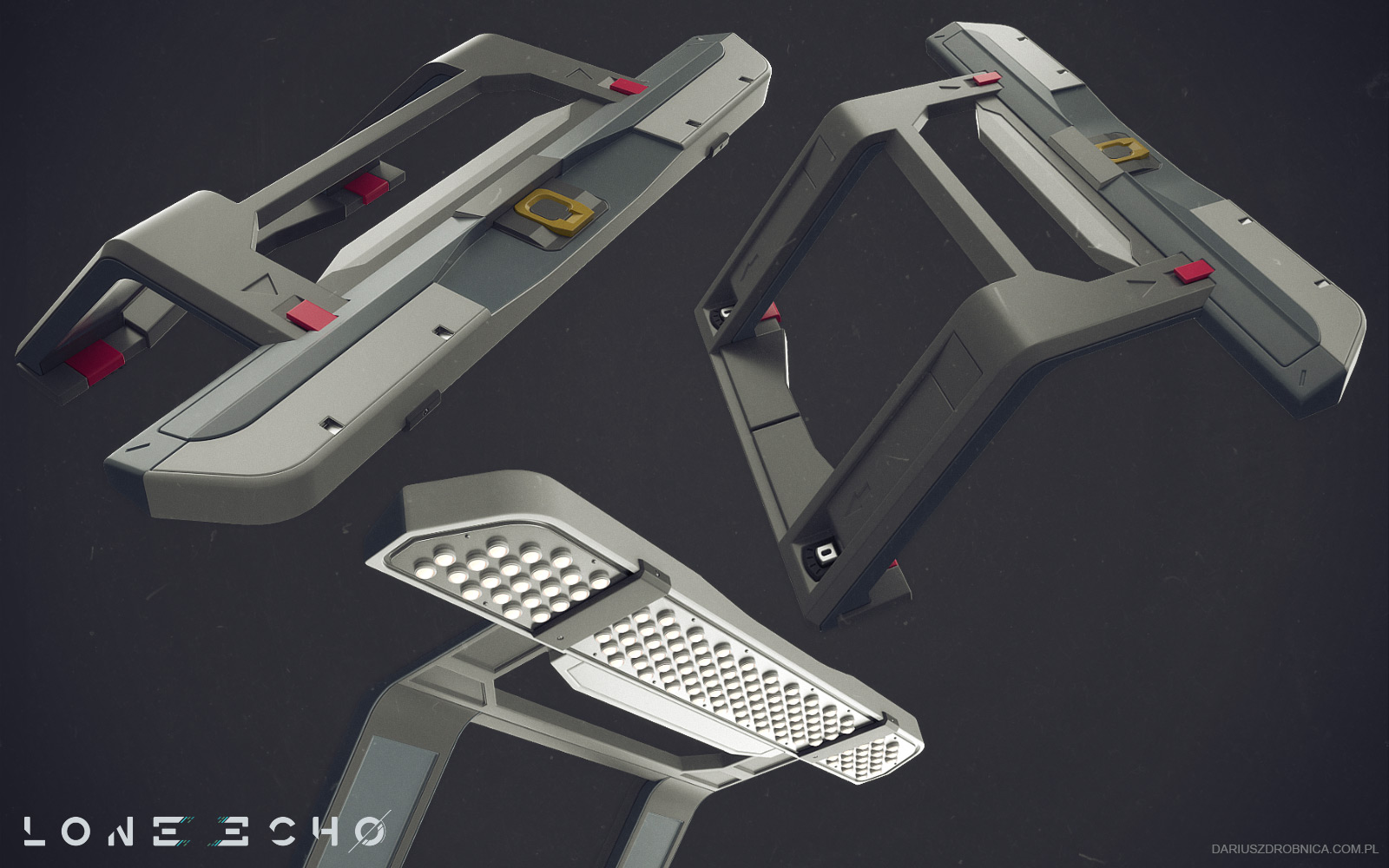 Lone Echo - Hard surface props