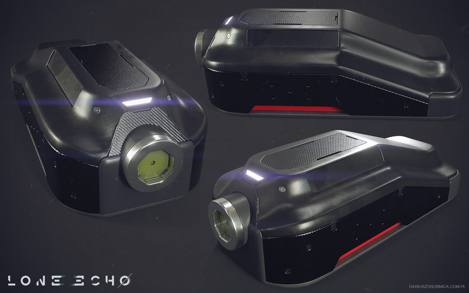 Lone Echo - Hard surface props